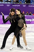 Tessa Virtue and Scott Moir of Canada won a record five Olympic medals.