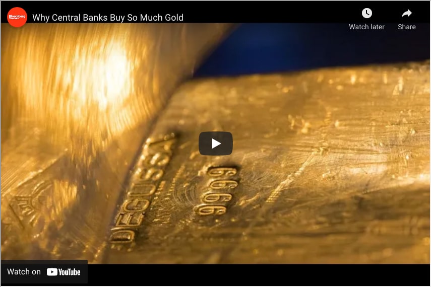 Why Central Banks Buy So Much Gold