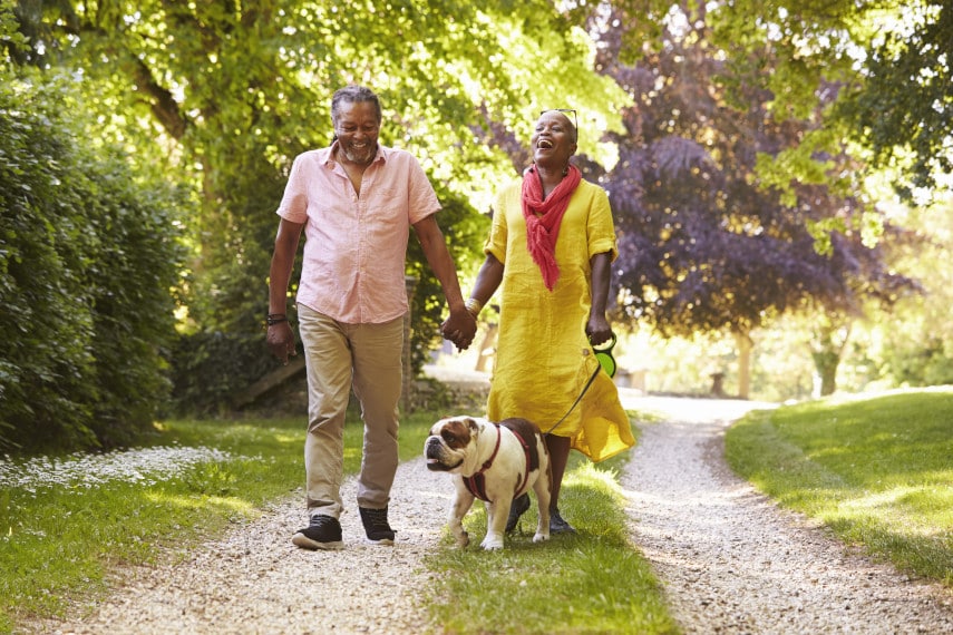 retired couple